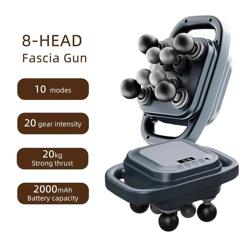Ultimate 42 Heads Fascia Gun High Frequency Vibration Full Body Recovery Massager 10