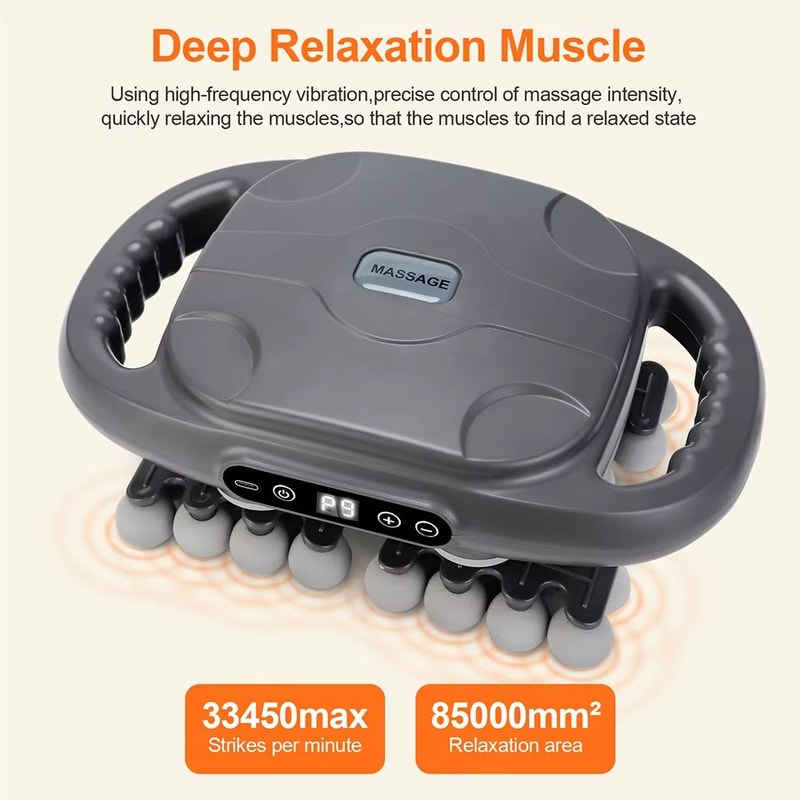 Ultimate 42 Heads Fascia Gun High Frequency Vibration Full Body Recovery Massager 3