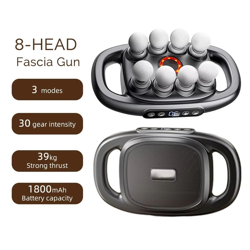 Ultimate 42 Heads Fascia Gun High Frequency Vibration Full Body Recovery Massager 7