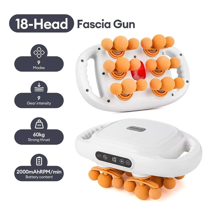 Ultimate 42 Heads Fascia Gun High Frequency Vibration Full Body Recovery Massager 21