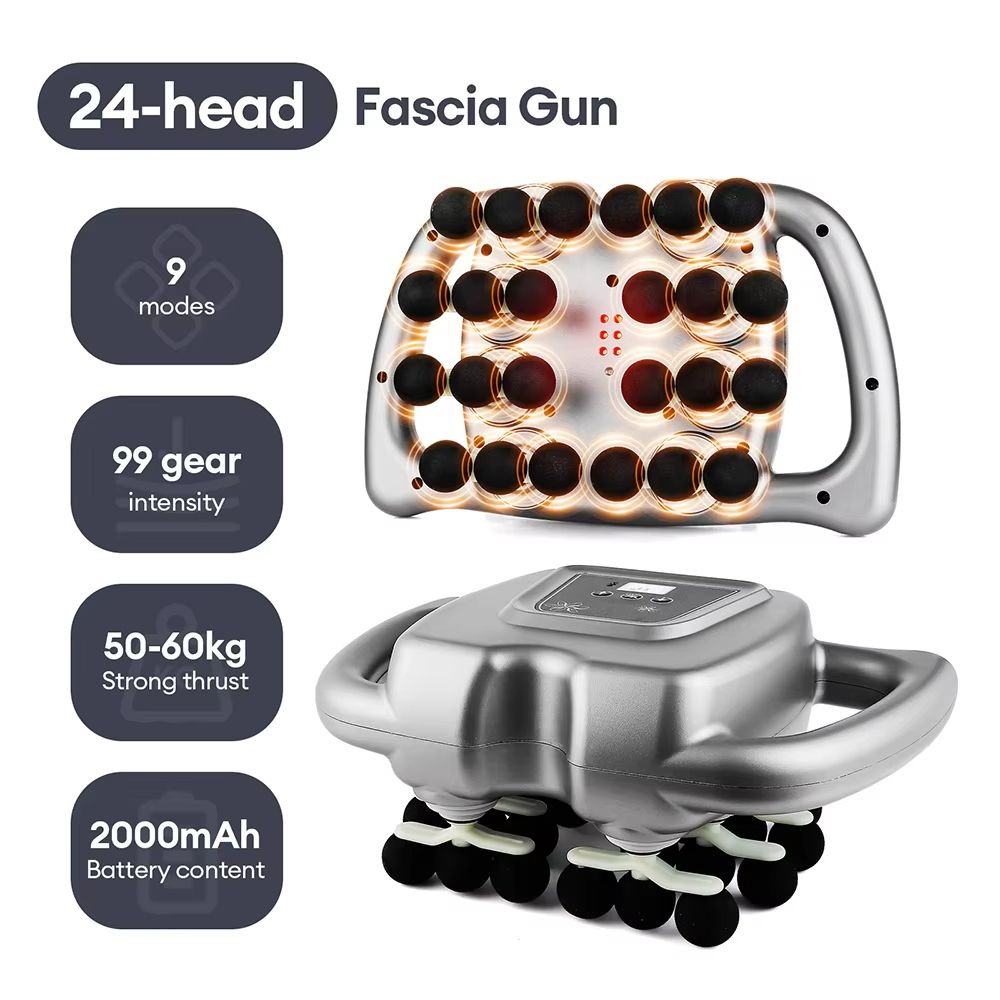 Ultimate 42 Heads Fascia Gun High Frequency Vibration Full Body Recovery Massager 22
