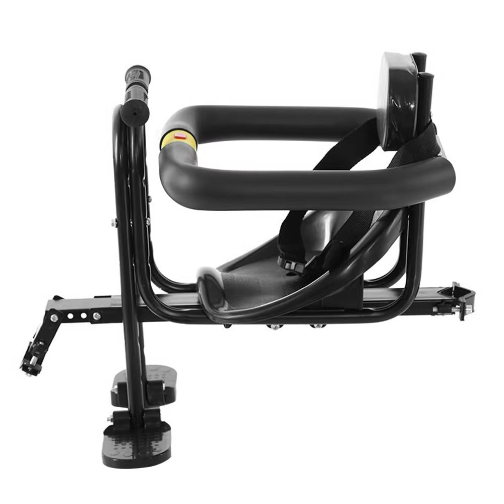 Ultimate FrontMounted Child Bike Seat Secure Bicycle Child Safety Seat With Foot Pedals 2
