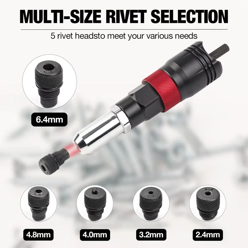 PowerDrill Rivet Nut Converter Electric Rivet Nut Adapter For Cordless Drill 2
