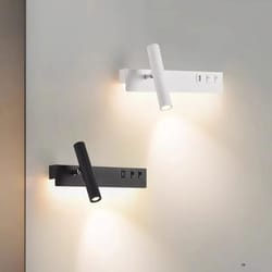 nordic rotatable led reading wall light | sleek minimalist wall sconce