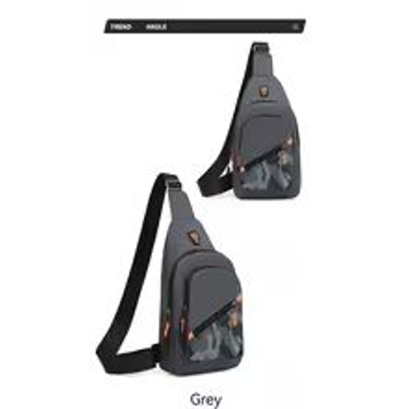 Rilibegan Nylon Mens Chest Bag Trendy Lightweight WaterResistant Crossbody For Daily Travel Use 8