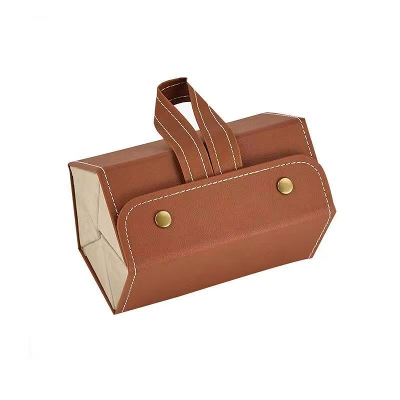 Elegant PU Leather Multi Grid Glasses And Jewelry Organizer Box 9