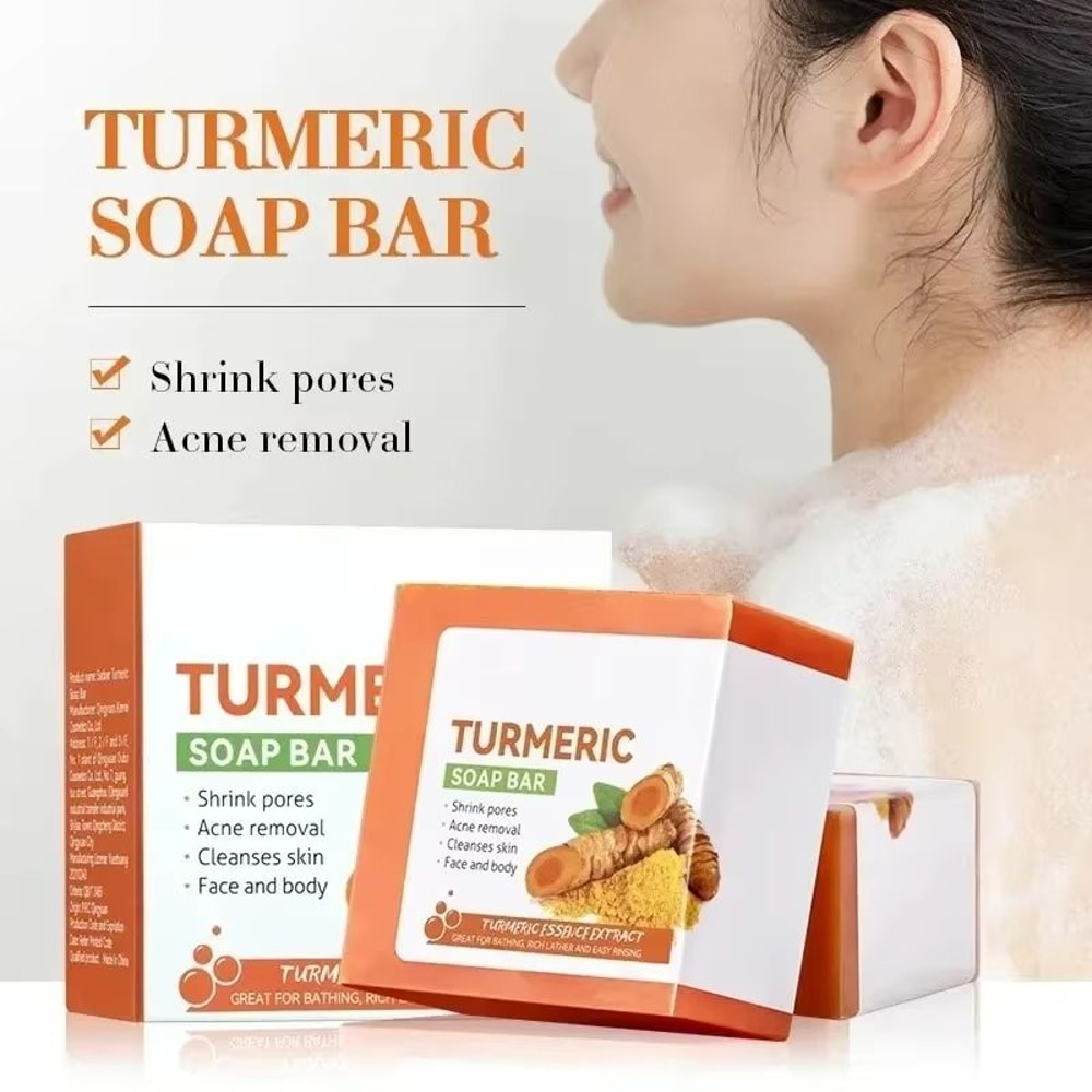 Glow Renew Turmeric Brightening Soap For Underarms Legs Face 3