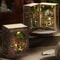 CozyDream DIY Miniature Dollhouse Kit With Furniture Lights 3D Wooden Puzzle Home 1