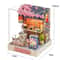 CozyDream DIY Miniature Dollhouse Kit With Furniture Lights 3D Wooden Puzzle Home 11