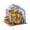 Enchanting DIY Flower House Miniature Handmade 3D Puzzle Dollhouse Kit 5