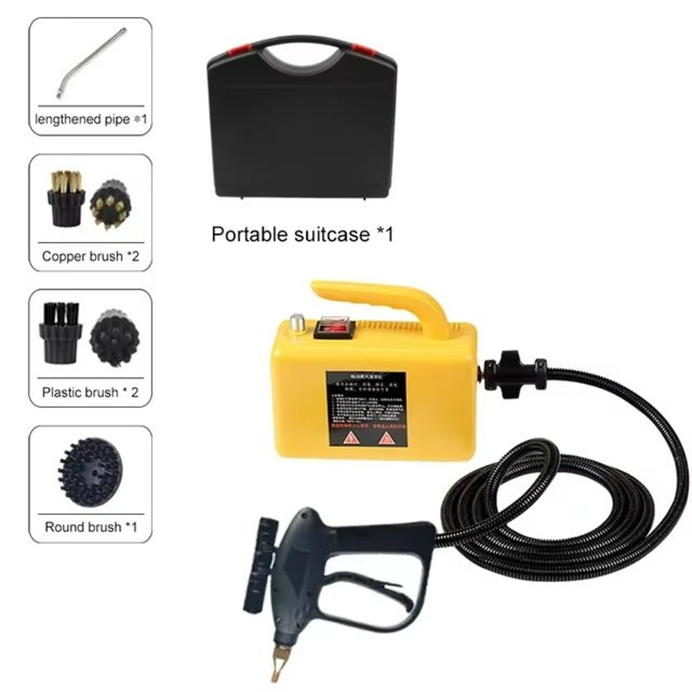 High Temperature Portable Steam Cleaner For Home Kitchen Car More 12