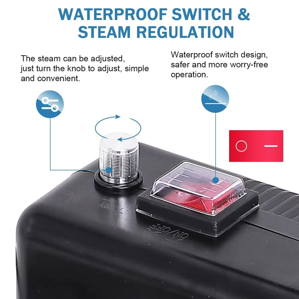 High Temperature Portable Steam Cleaner For Home Kitchen Car More 3