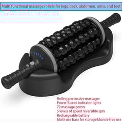rechargepro cordless roller body massager – fascia & muscle relief