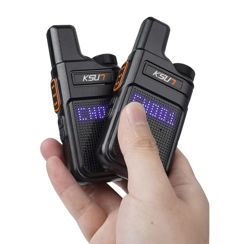 Compact LongRange Walkie Talkies KSUT PMR446 Portable TwoWay Radios For Outdoor Emergency Use 3