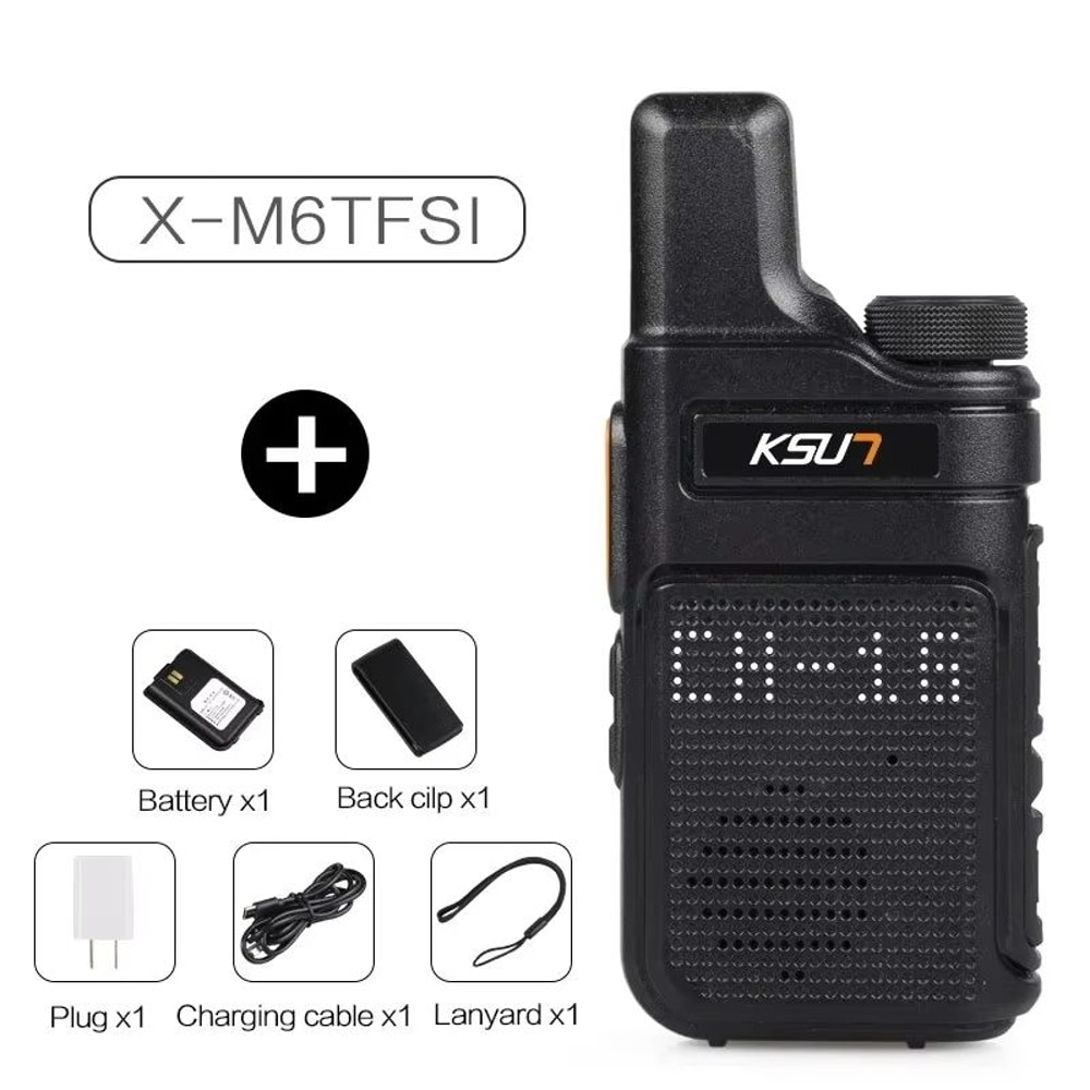 Compact LongRange Walkie Talkies KSUT PMR446 Portable TwoWay Radios For Outdoor Emergency Use 6
