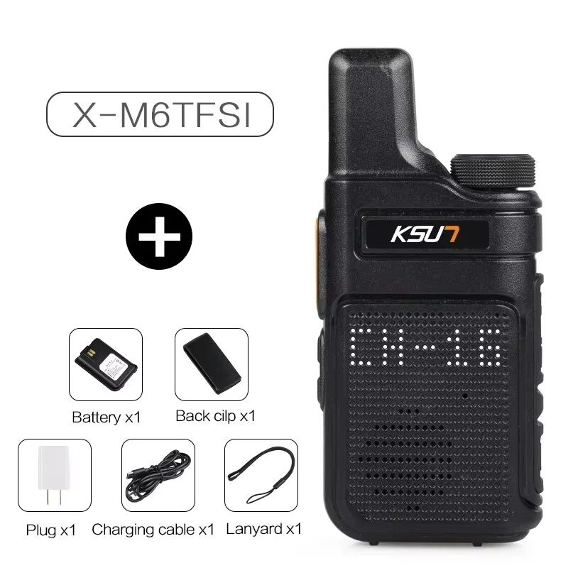 Compact LongRange Walkie Talkies KSUT PMR446 Portable TwoWay Radios For Outdoor Emergency Use 6