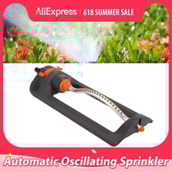 automatic oscillating lawn sprinkler 19 hole 4 modes watering device for home garden