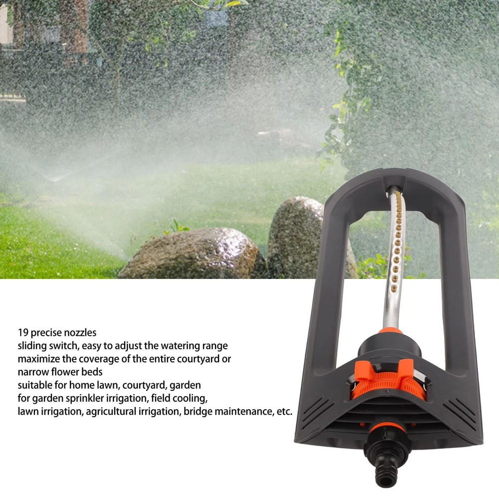 Automatic Oscillating Lawn Sprinkler 19 Hole 4 Modes Watering Device For Home Garden 1