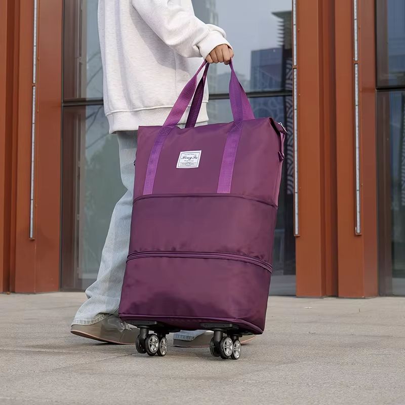 Expandable Adjustable Universal Wheel Travel Bag With Large Capacity Portable Boarding Design 5