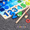Kids Montessori Math Toy Educational Wooden Puzzle Fishing Game With Number And Shape Matching So 5