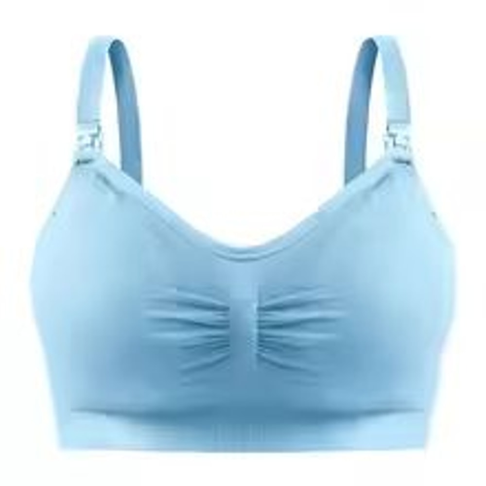 Breathable Wireless Seamless Maternity Nursing Bra Comfortable Breastfeeding Sleep Bralette 10