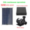 50W 800LH DC 12V Low Noise Brushless Solar Water Pump Kit For Outdoor Fountain Pond Pool Bird Bath 8