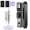 3D Face Recognition Unlock Digital Door Lock With Camera FIngerprint Password Unlock Keyless Electr 13
