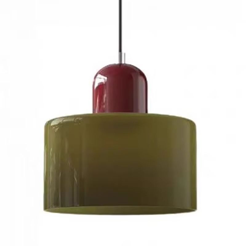 Nordic Modern Glass Bedside Pendant Light Long Line E27 Chandelier For Bedroom Restaurant Bar 1
