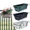 Hanging Planter For Balcony Railing Fence Planter Basket Window Box Flower Pot 6L For Garden And Ya 0