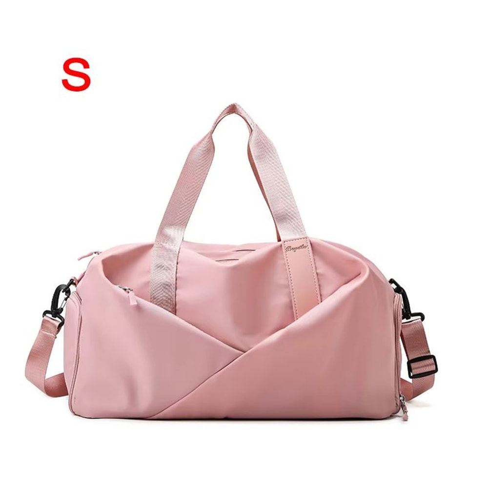 Women Sports Gym Bag Travel Duffel Tote Dry Wet Separation Weekend Fitness Shoulder Bag With Shoe C 9