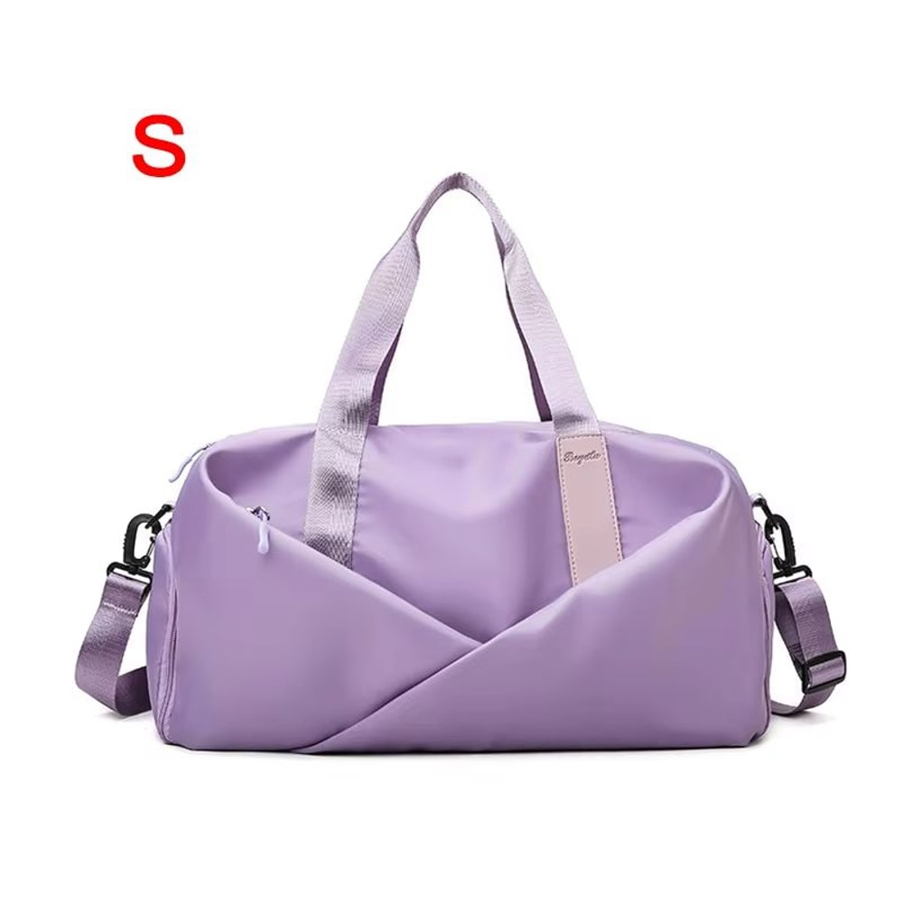 Women Sports Gym Bag Travel Duffel Tote Dry Wet Separation Weekend Fitness Shoulder Bag With Shoe C 10