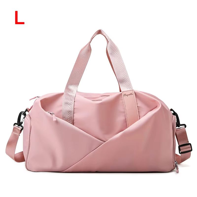 Women Sports Gym Bag Travel Duffel Tote Dry Wet Separation Weekend Fitness Shoulder Bag With Shoe C 12