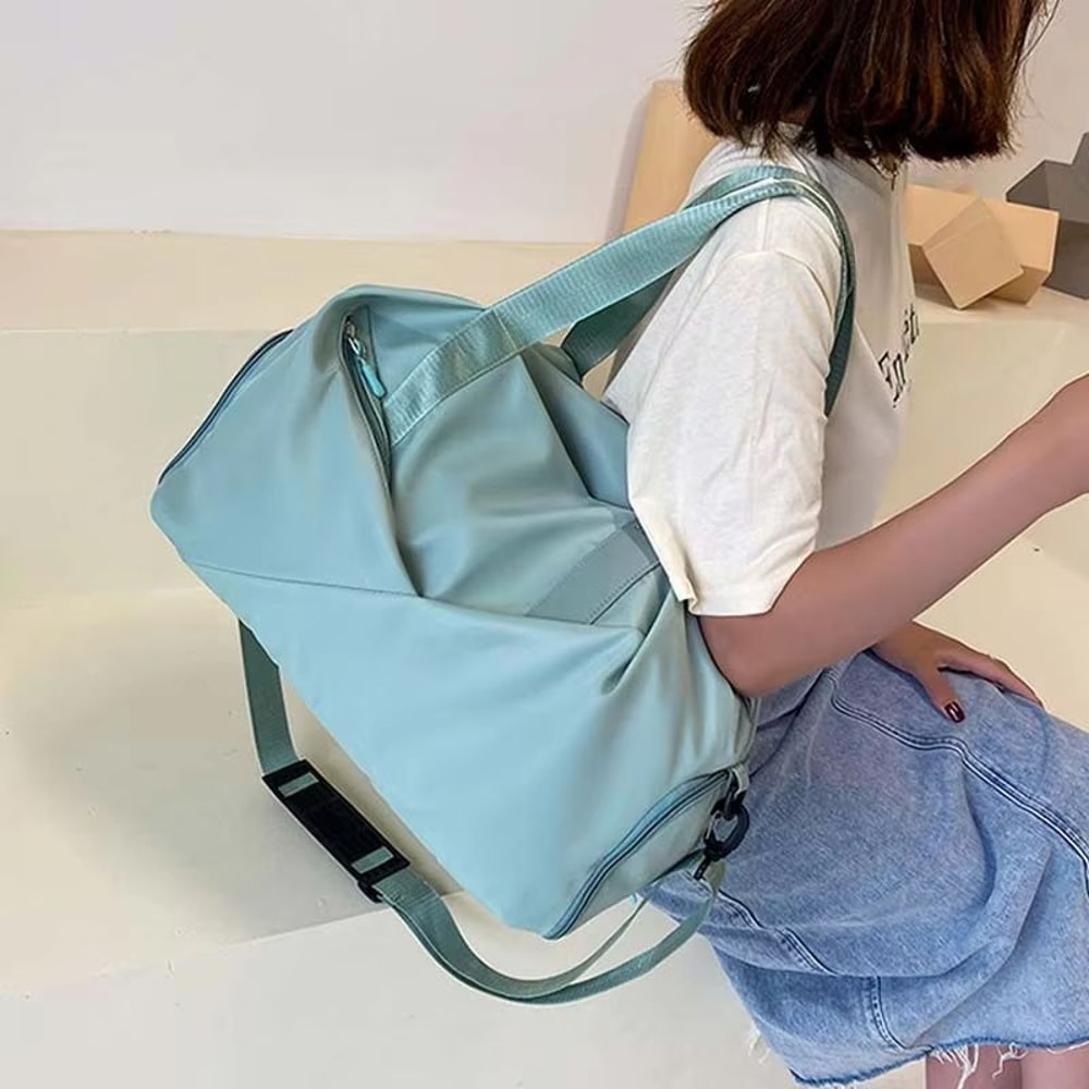 Women Sports Gym Bag Travel Duffel Tote Dry Wet Separation Weekend Fitness Shoulder Bag With Shoe C 3