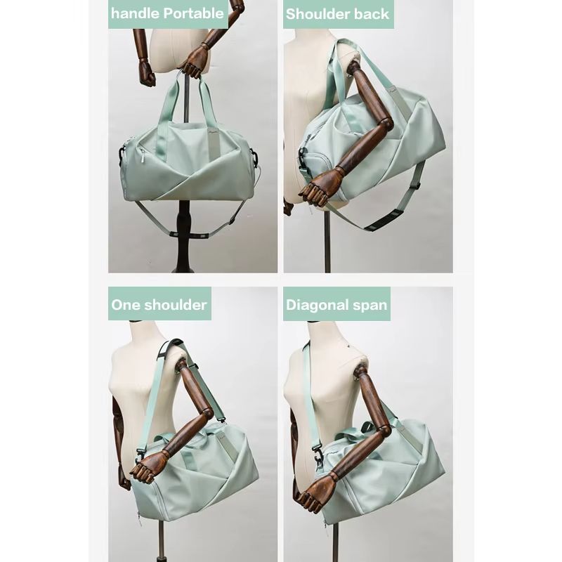 Women Sports Gym Bag Travel Duffel Tote Dry Wet Separation Weekend Fitness Shoulder Bag With Shoe C 5