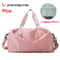 Women Sports Gym Bag Travel Duffel Tote Dry Wet Separation Weekend Fitness Shoulder Bag With Shoe C 7