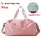 Women Sports Gym Bag Travel Duffel Tote Dry Wet Separation Weekend Fitness Shoulder Bag With Shoe C 7