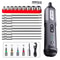 DELI Cordless Electric Screwdriver Set 4V 2000mAh Torque Adjustment MultiFunction Power Drill Repai 12