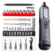 DELI Cordless Electric Screwdriver Set 4V 2000mAh Torque Adjustment MultiFunction Power Drill Repai 7