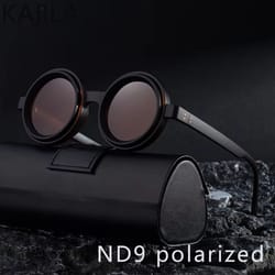 polarized small frame steampunk round sunglasses adjustable dimming uv400 light reducing eyewear for men