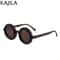 Polarized Small Frame Steampunk Round Sunglasses Adjustable Dimming UV400 Light Reducing Eyewear Fo 9