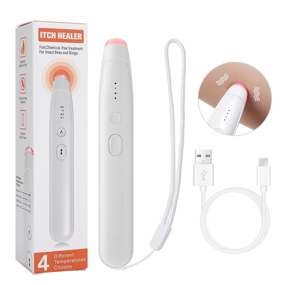 Portable Mosquito Bite Relief Pen Chemical Free Rechargeable AntiItch Device For Adult And Child 6