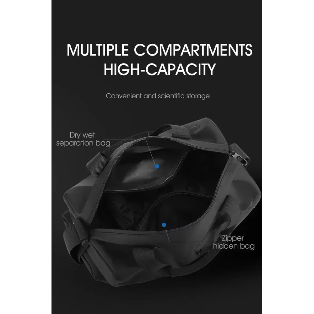 Large Capacity Oxford Travel Duffel Waterproof Sports Bag Thickened Fabric Luggage Gym Bag 1