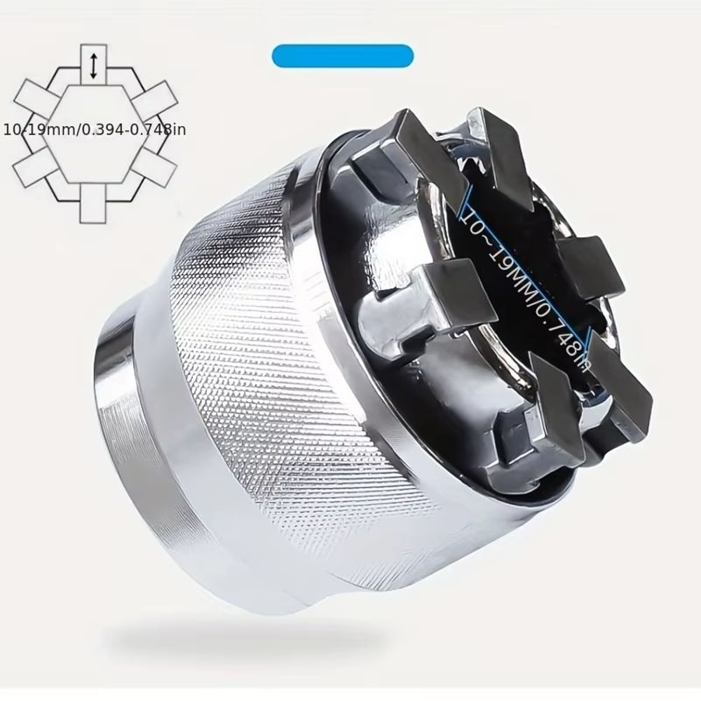 Adjustable Universal Socket Wrench 1019mm MultiFunction Grip Adapter 1