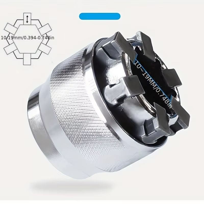 Adjustable Universal Socket Wrench 1019mm MultiFunction Grip Adapter 1