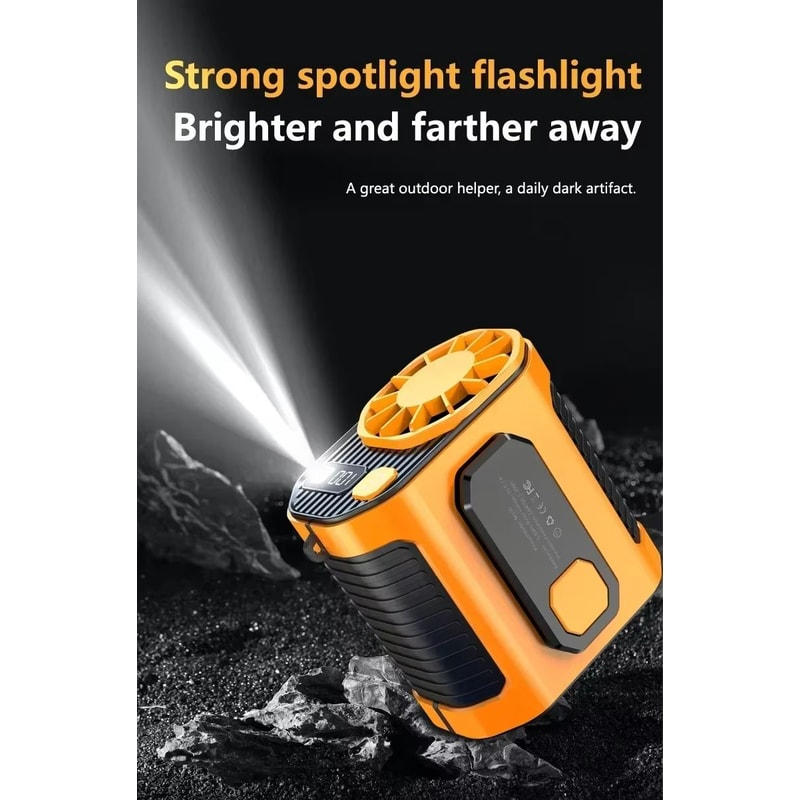 20000mAh WaistMounted Cooling Fan Portable Outdoor Work Welding Fan 3