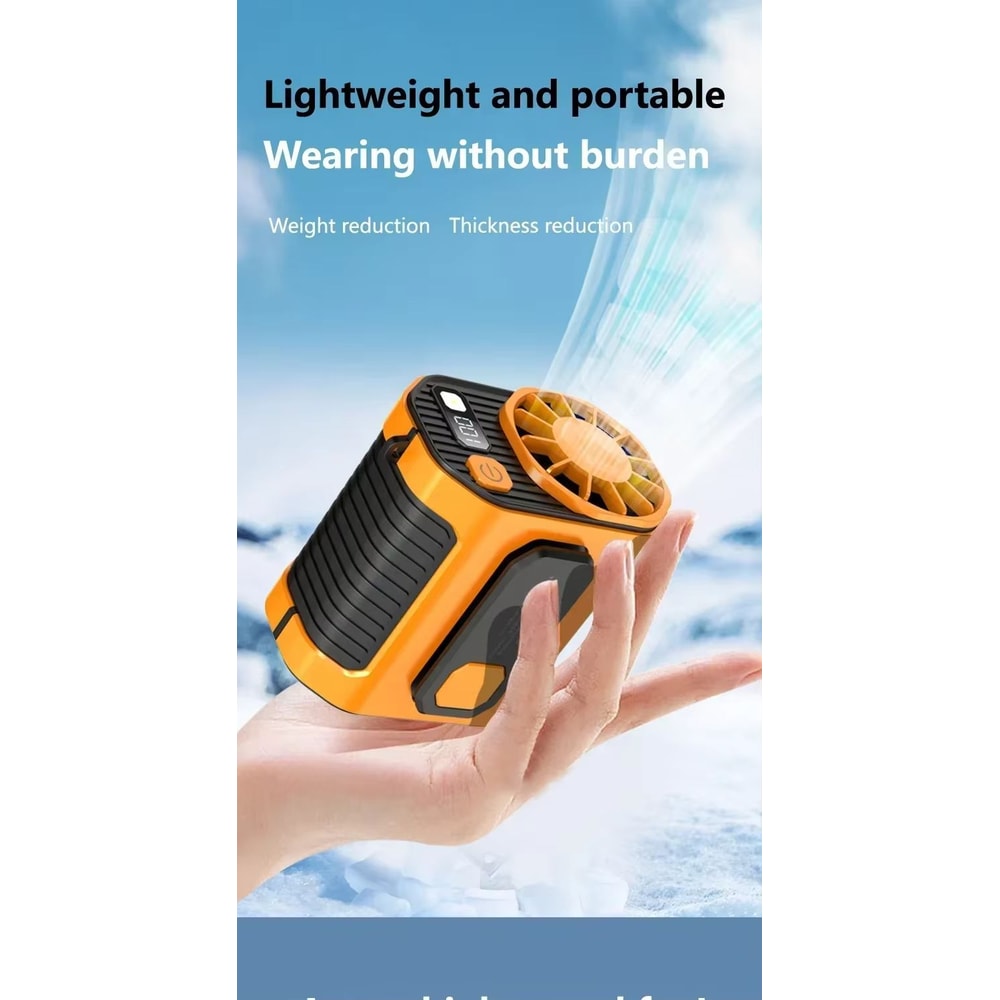 20000mAh WaistMounted Cooling Fan Portable Outdoor Work Welding Fan 4