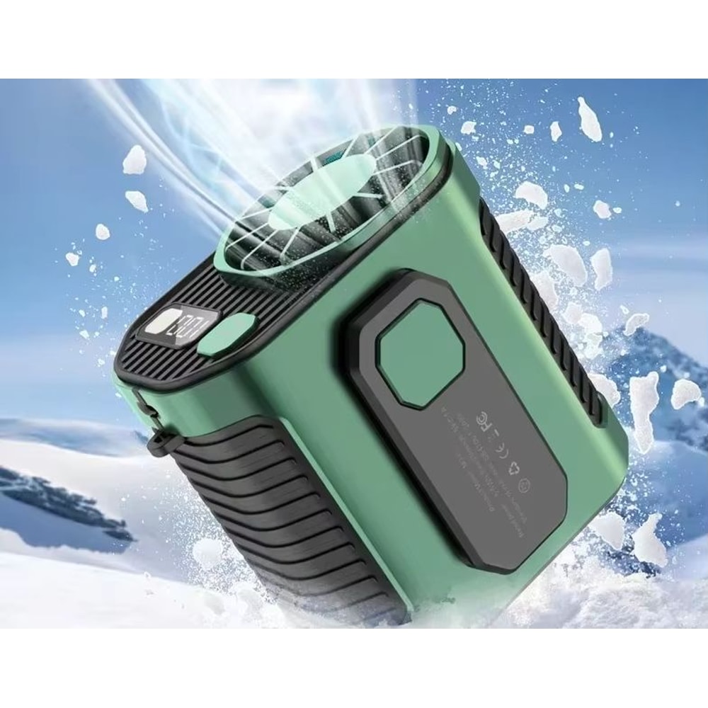 20000mAh WaistMounted Cooling Fan Portable Outdoor Work Welding Fan 5