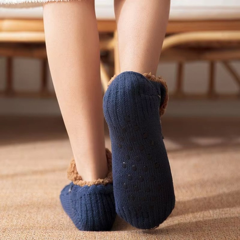 LitWarm Thermal Fuzzy Grip Floor Socks 3