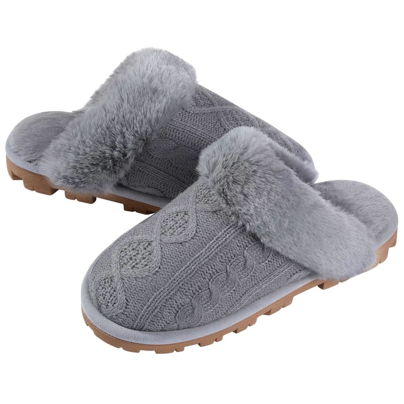 Litfun Warm Fluffy IndoorOutdoor Cotton Slippers 27