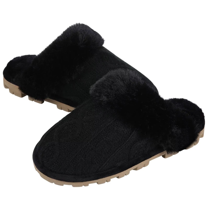 Litfun Warm Fluffy IndoorOutdoor Cotton Slippers 28